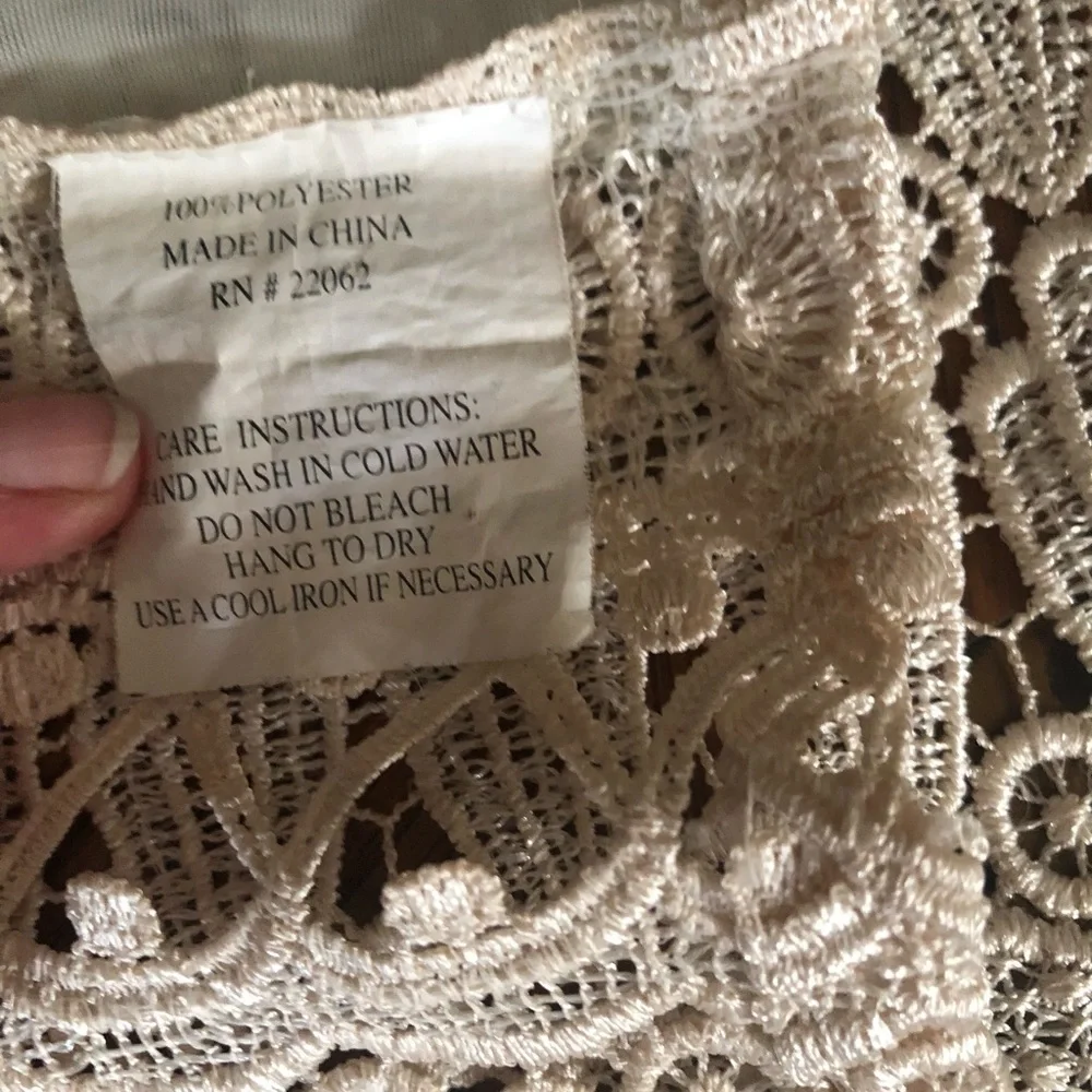 Vintage Lace Curtain Panel
